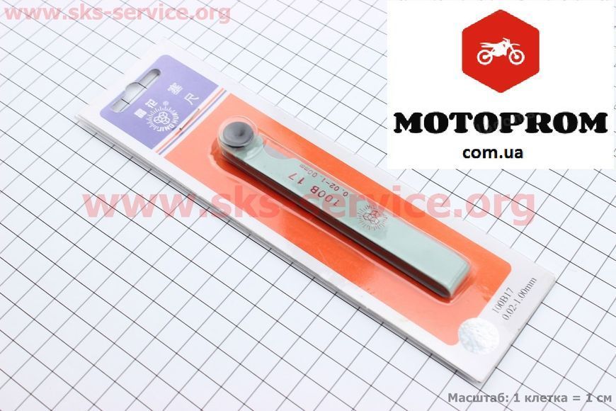 Щупы для клапанов (регулировки зазоров) 0,02-1,00mm, к-кт щупы для настройки клапанов 332020= фото