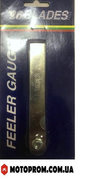 Щупы для клапанов (регулировки зазоров) 0,02-1,00mm, к-кт щупы для настройки клапанов 332020+сем фото