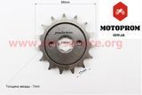 Зірка передня на мотоцикл BAJAJ універсальна Зірка передня JH70-428H-15T 318061+ фото