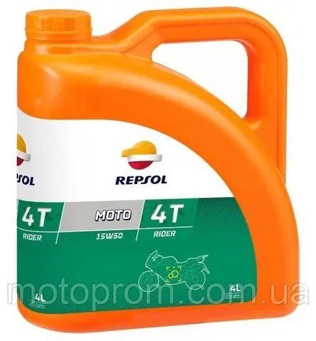 REPSOL MOTO RIDER 4T 15W50, 4л 2598129547 фото