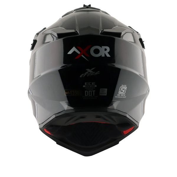Мотошлем AXOR X-Cross SC Black/Red, размер M 123 фото
