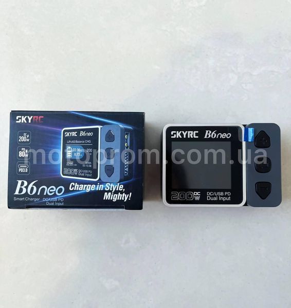 Зарядний пристрій універсальний SkyRC B6neo 80W/200W без блоку живлення 5436557 фото