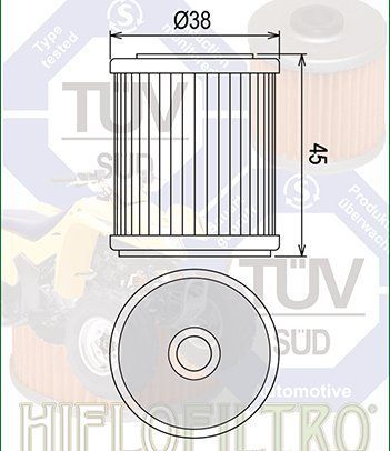 HIFLO FILTRO фільтр оливний HF142 324999 фото